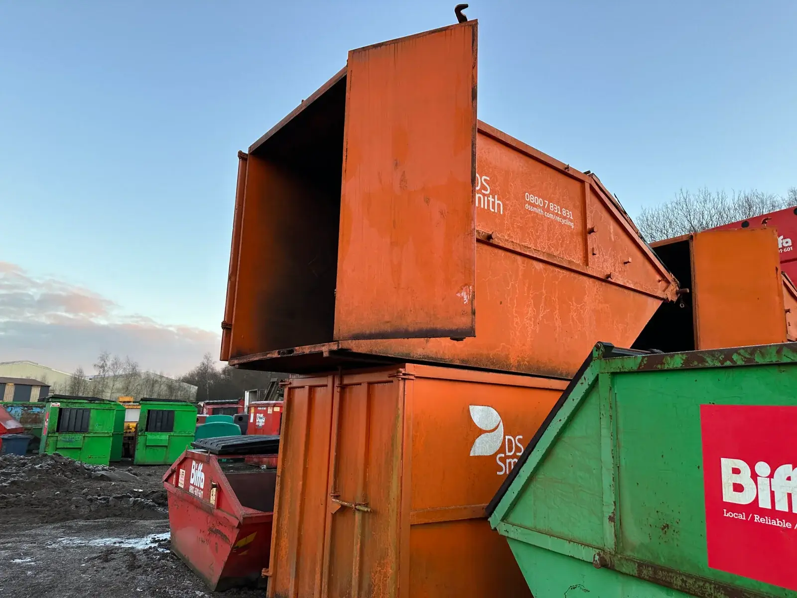 part exhange containers ready for delivery